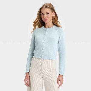Universal Thread Blue Cotton Cardigan